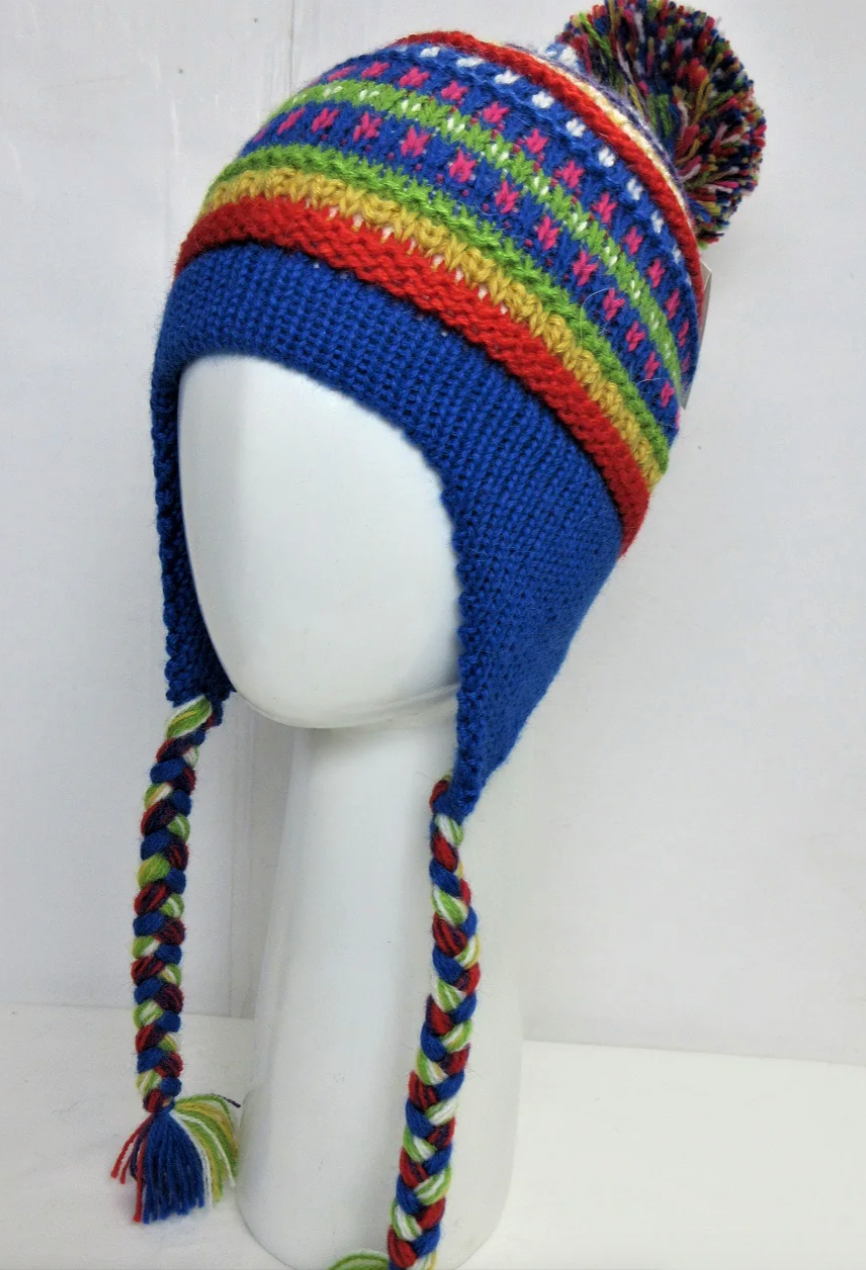 Hand made Chullos Hats for toddlers and children.