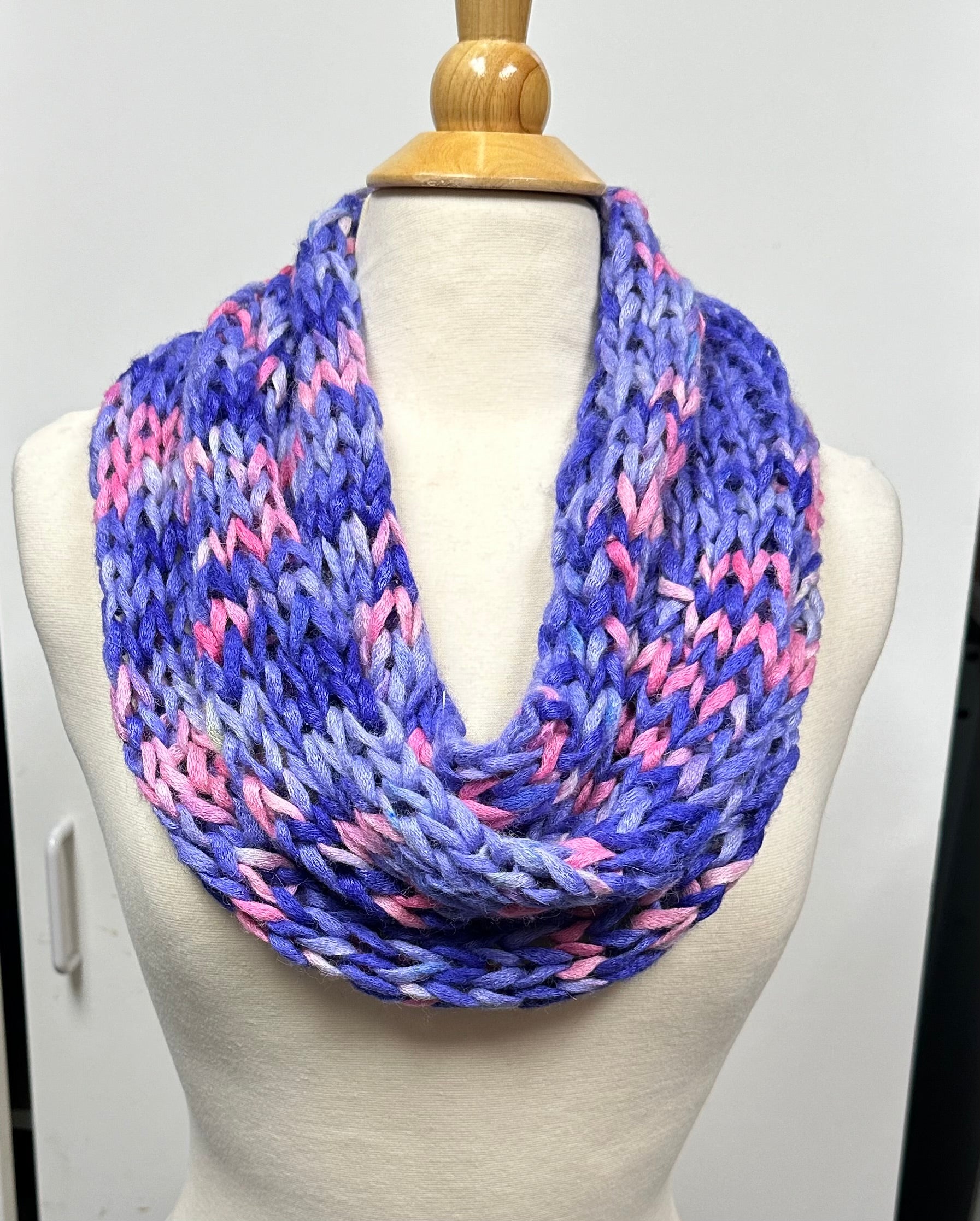 infinity Hand Knitted and Hand Dyed
