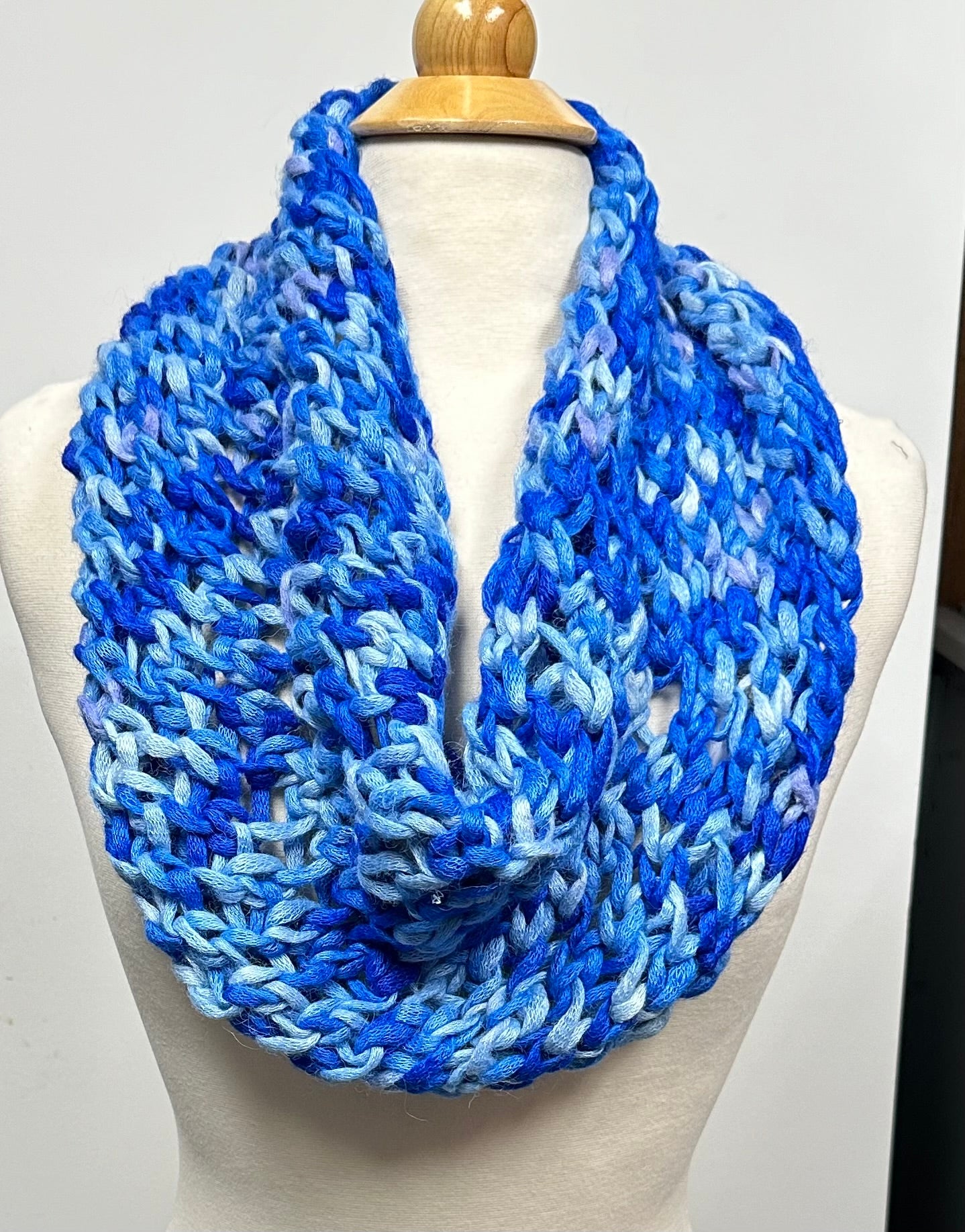 infinity Hand Knitted and Hand Dyed
