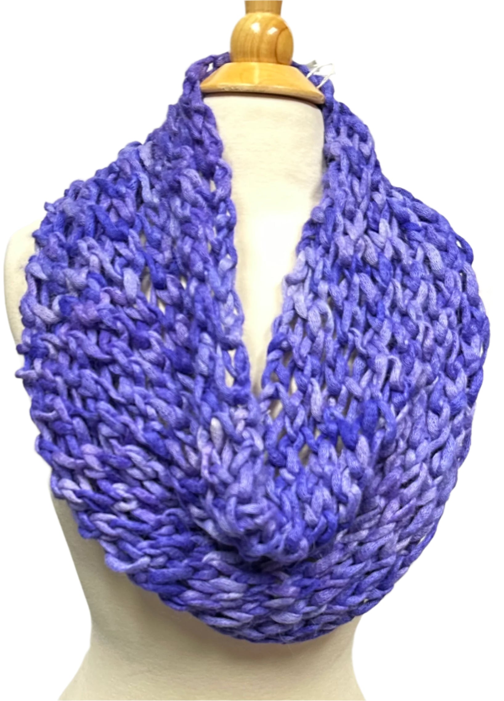 infinity Hand Knitted and Hand Dyed