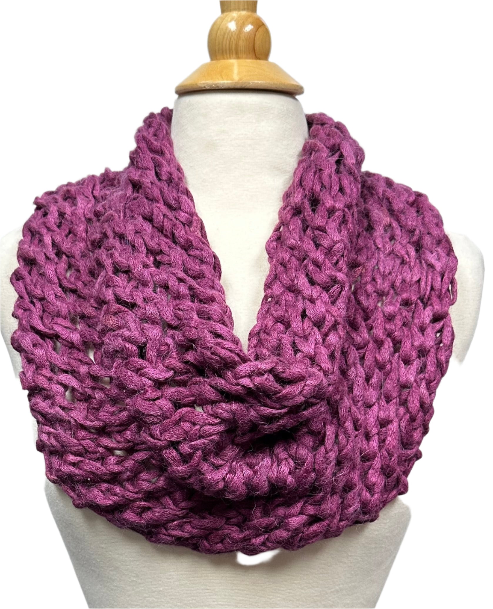 infinity Hand Knitted and Hand Dyed