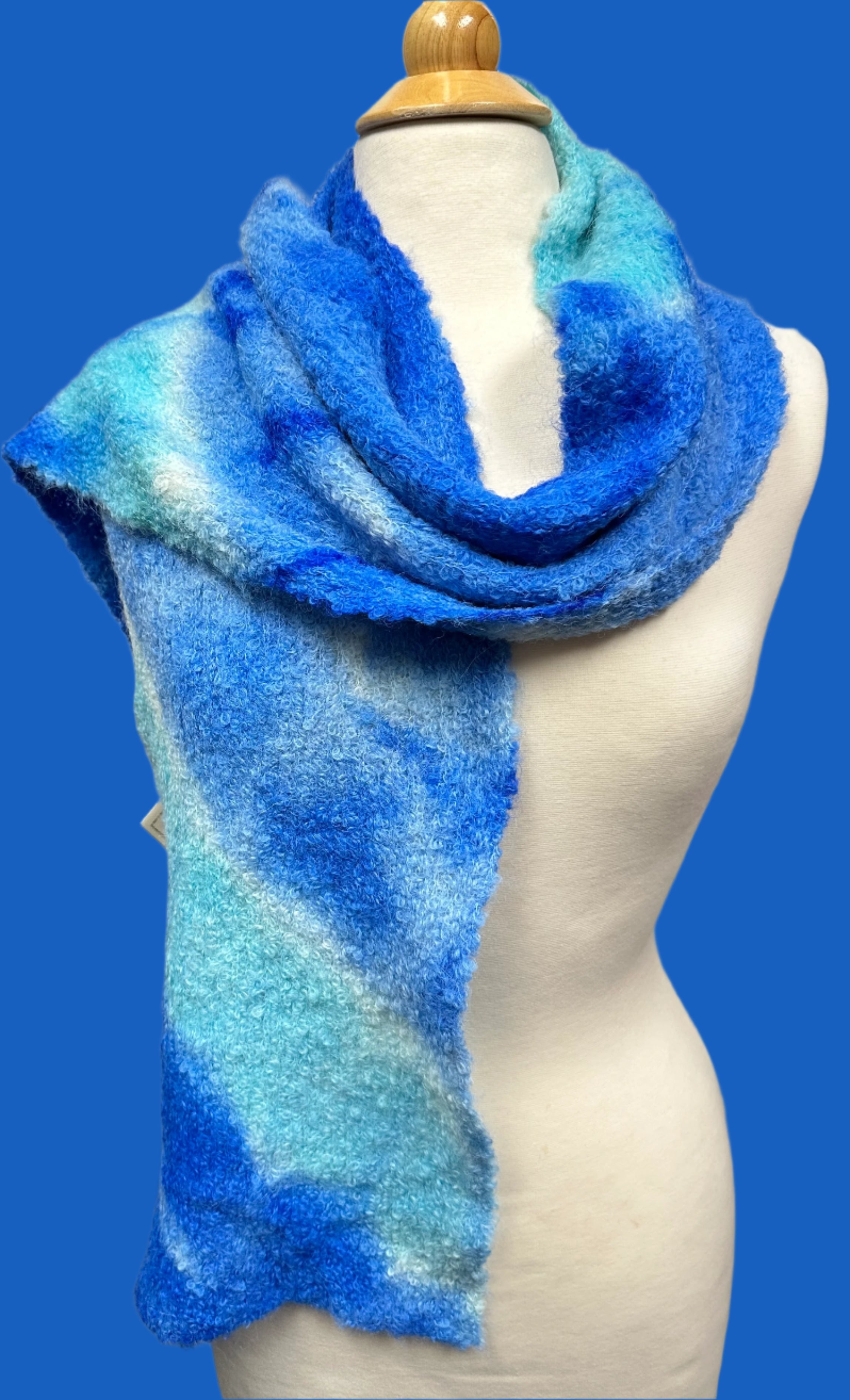 Long Hand Dyed Scarves