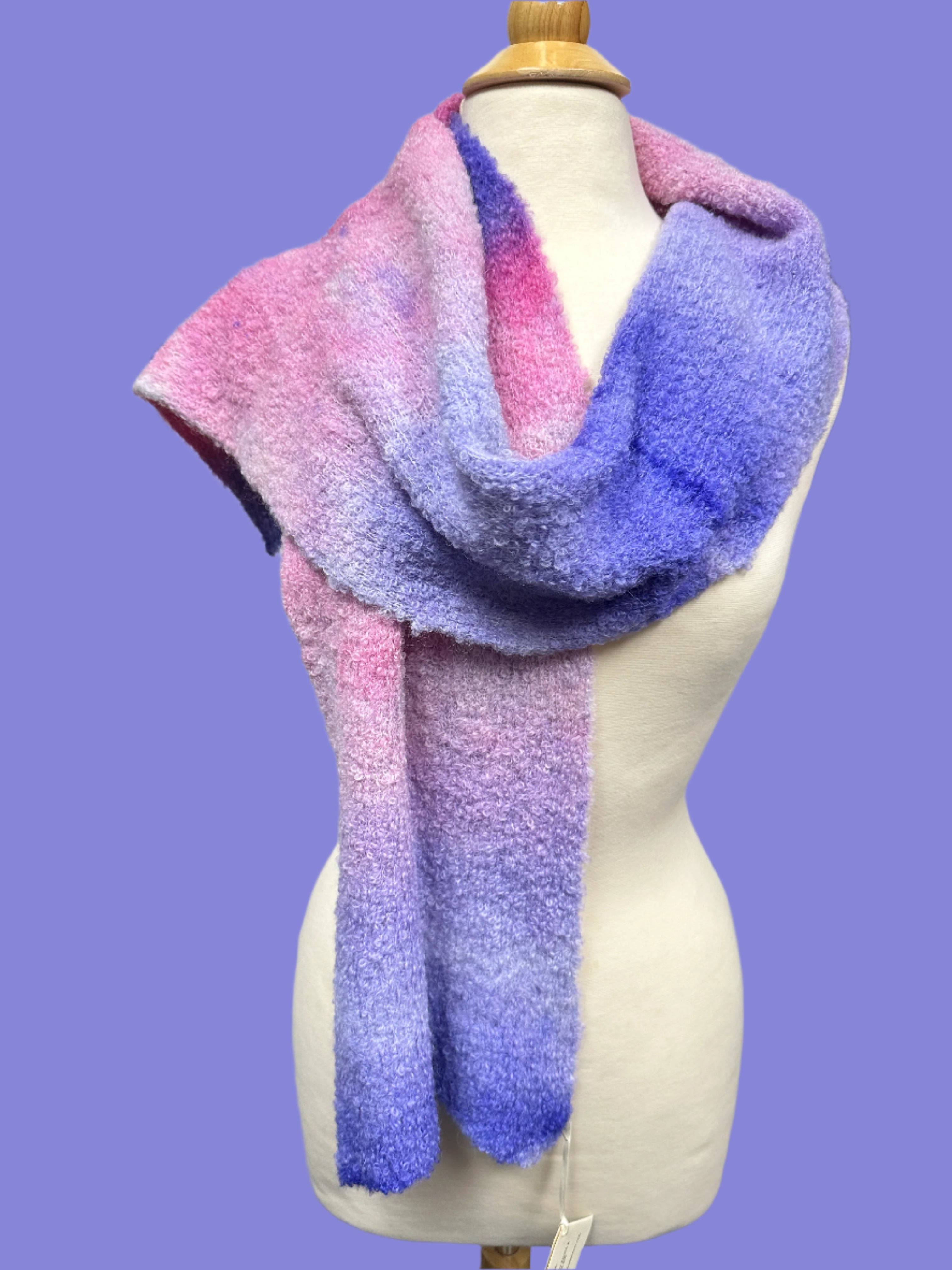 Long Hand Dyed Scarves