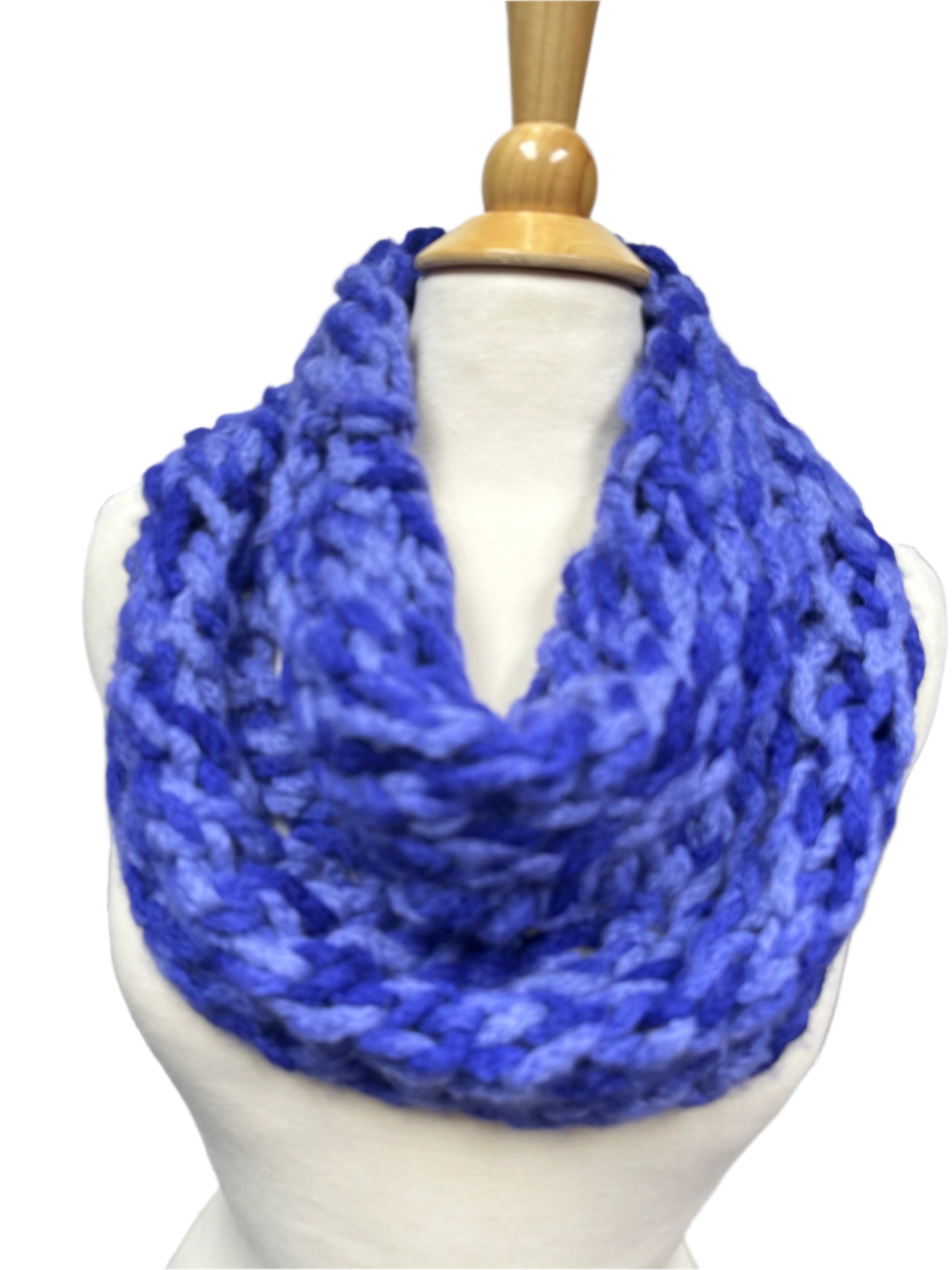 infinity Hand Knitted and Hand Dyed