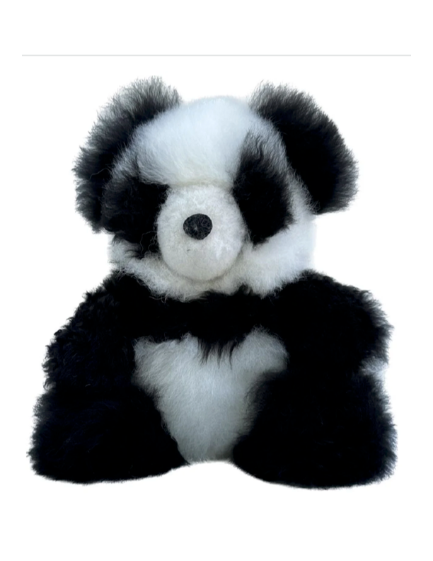 Handmade 100% Baby Alpaca Panda Bear