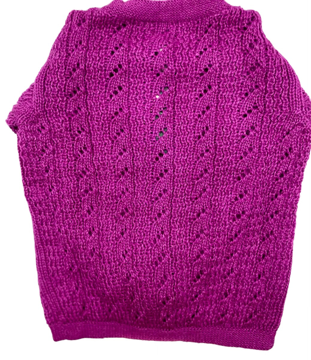 Cozy And Chic: 100% Baby Alpaca Cardigan and Hat Set for Infants