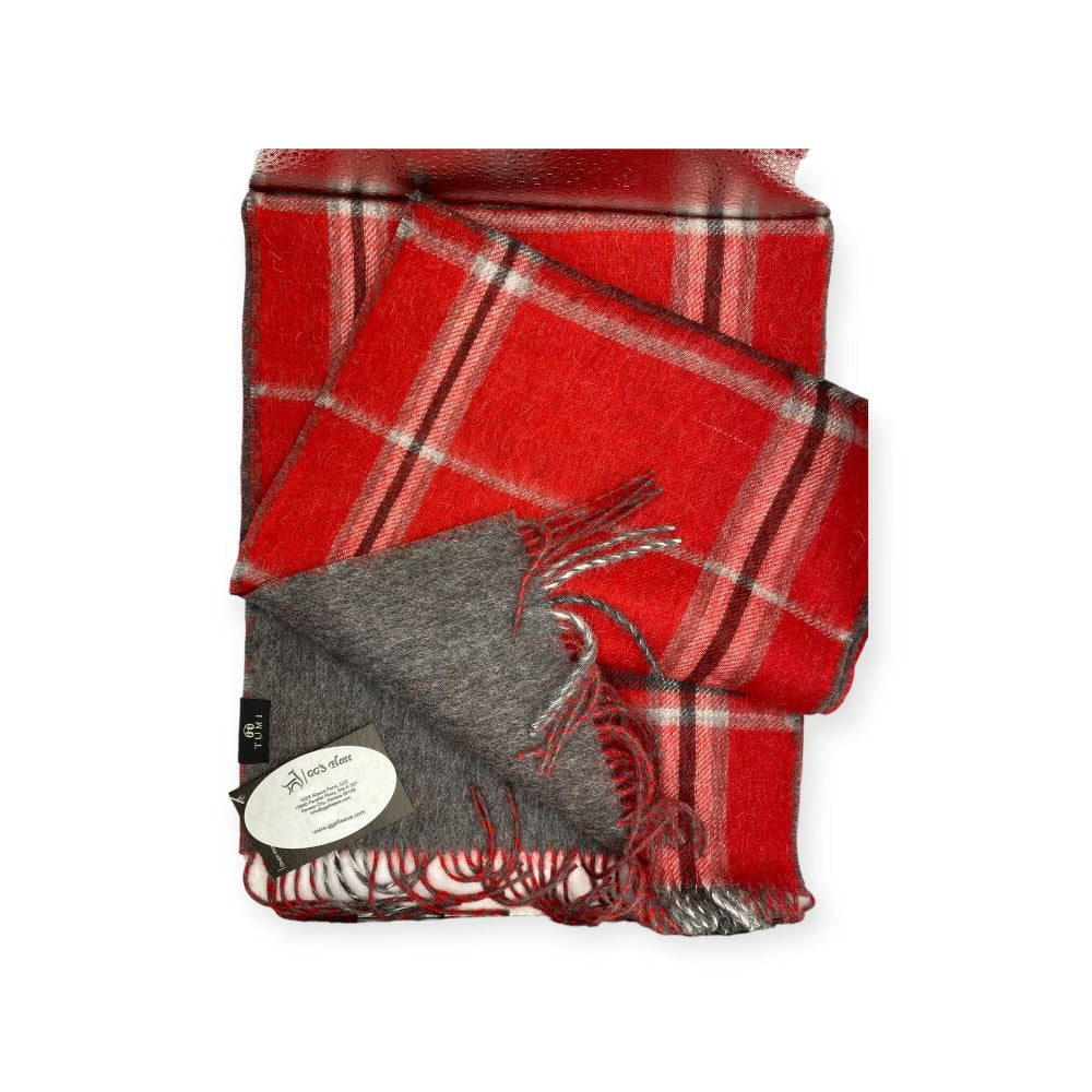 Discover Luxury and Comfort with 100% Baby Alpaca: Tumi Square Pattern Delights Await!"