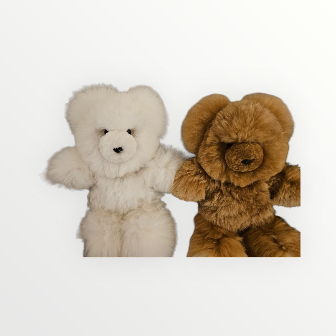Handmade with Love: 100% Baby Alpaca Fur Stuffed Animal Bears
