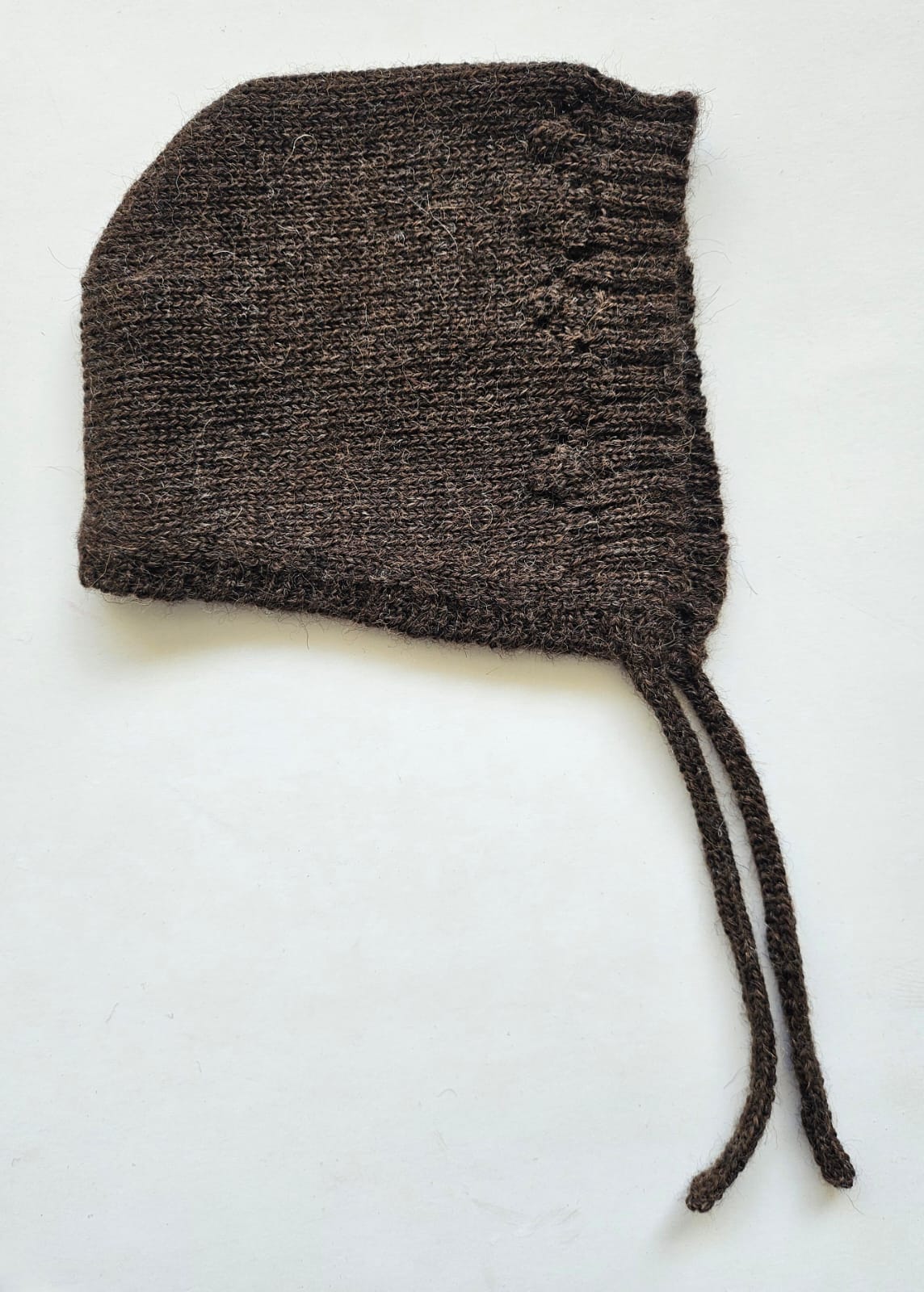 "Alpaca Crochet Beanie Newborn"