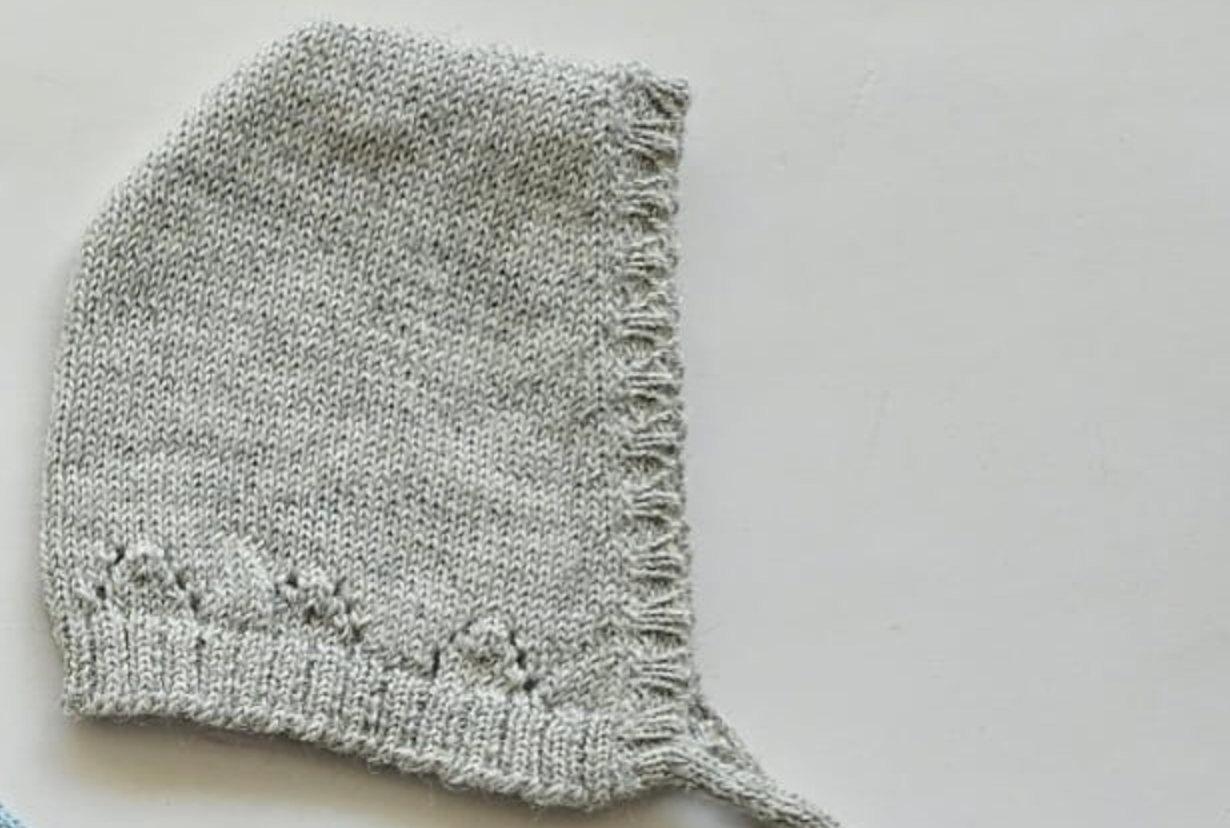 "Alpaca Crochet Beanie Newborn"