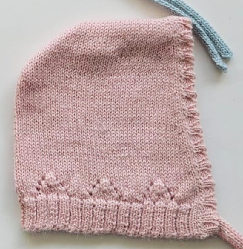 "Alpaca Crochet Beanie Newborn"