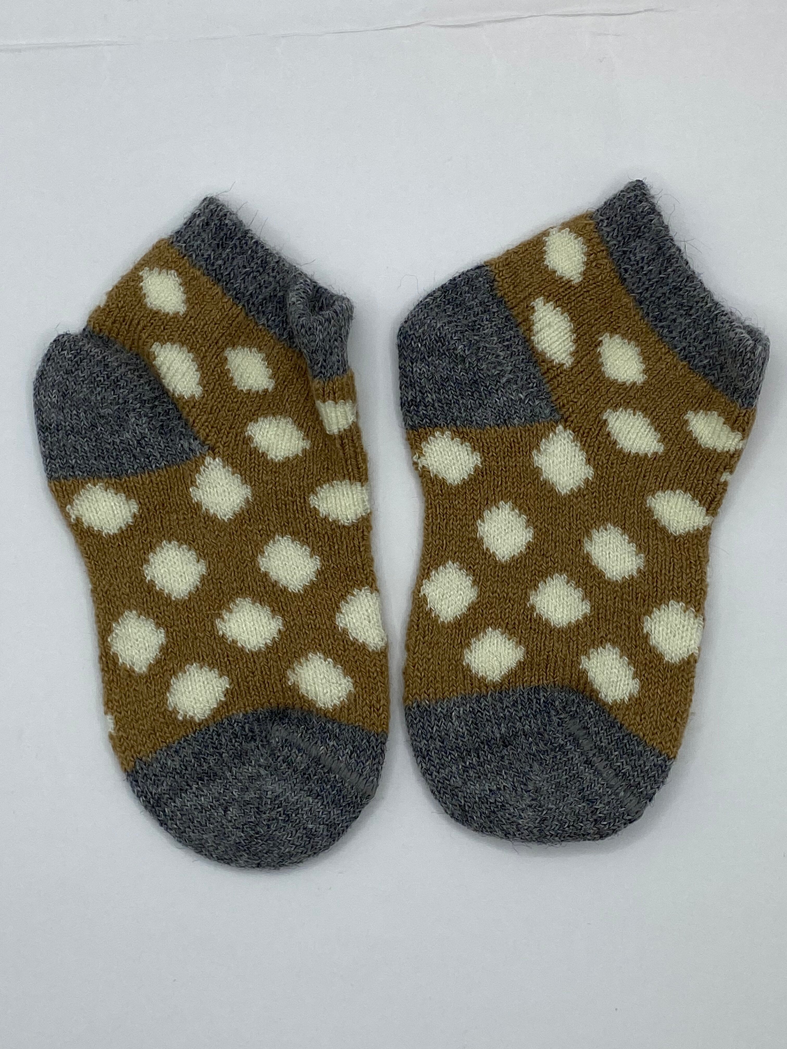 Premium Baby Alpaca "Spot-On" Anklet Baby Socks