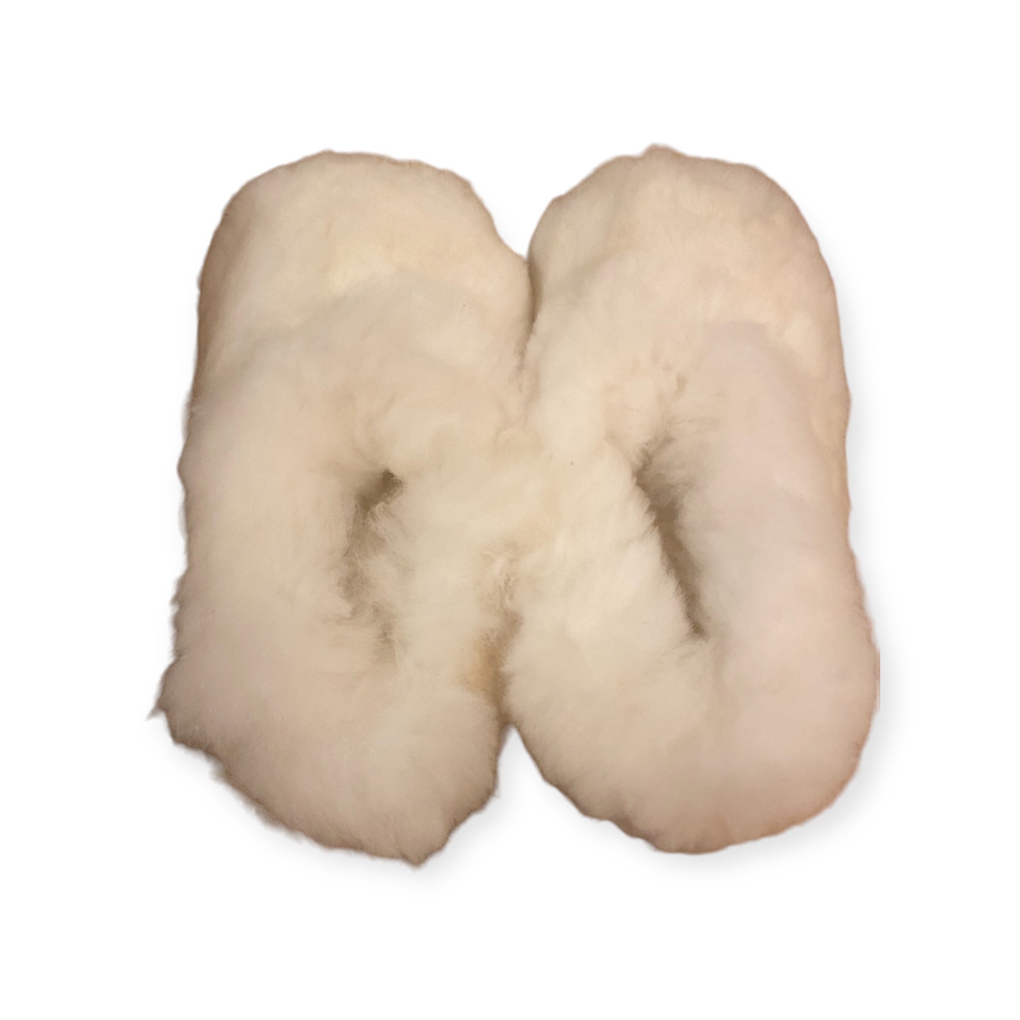100% Baby Alpaca White Slippers for Luxurious Coziness