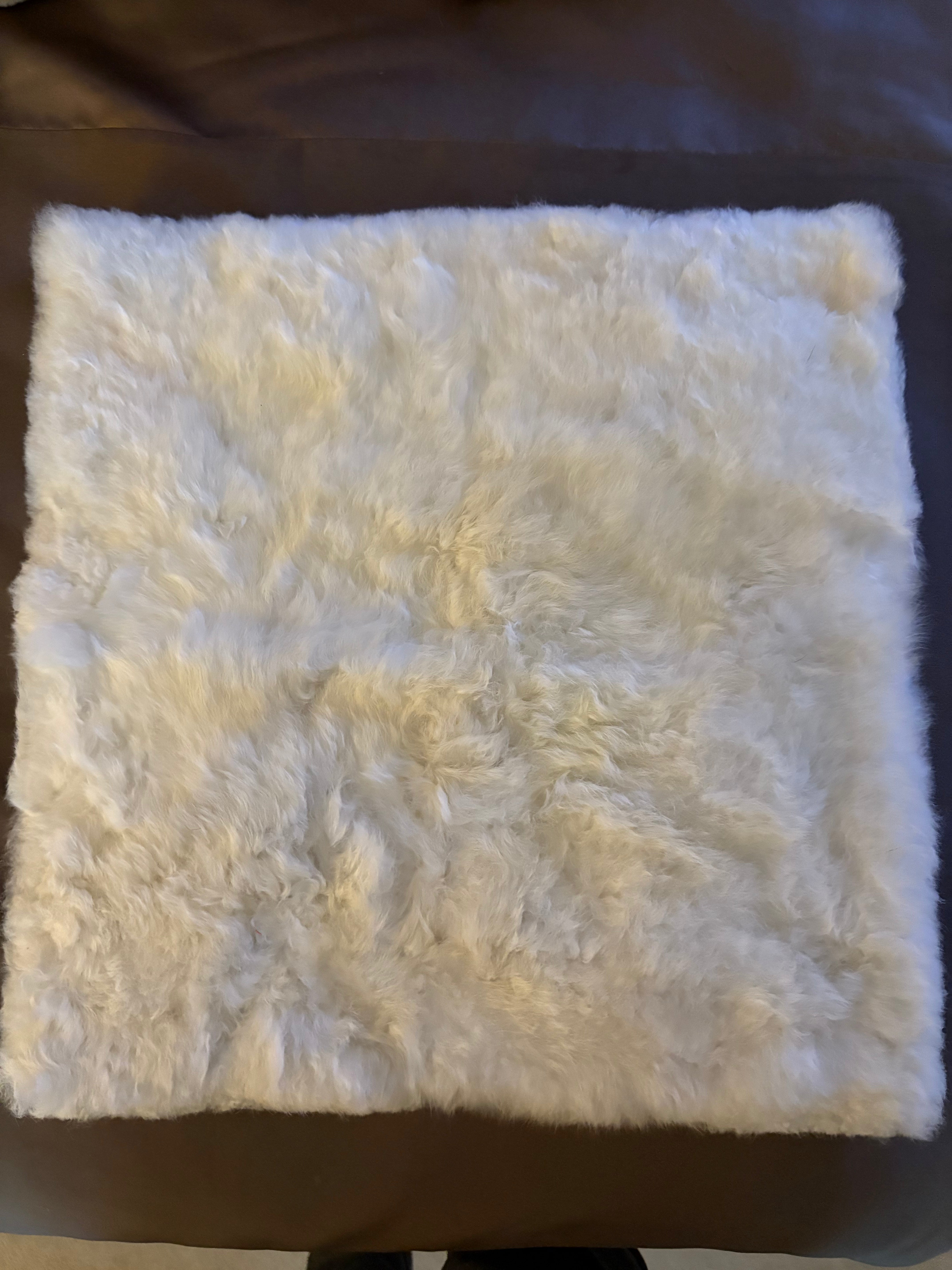 Pillow Handmade from Alpaca Fur 16X16