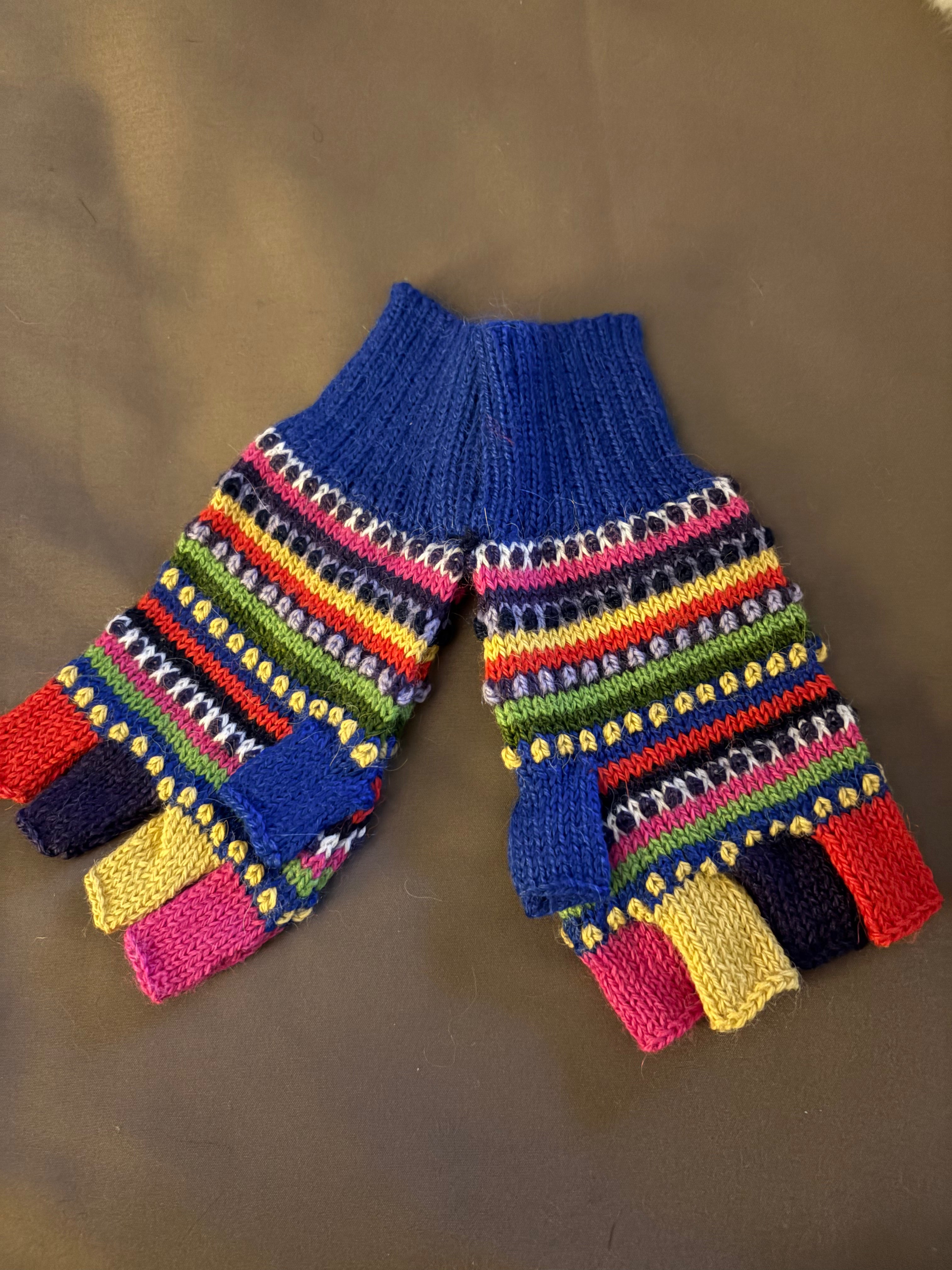 Toddlers Fingerless Gloves