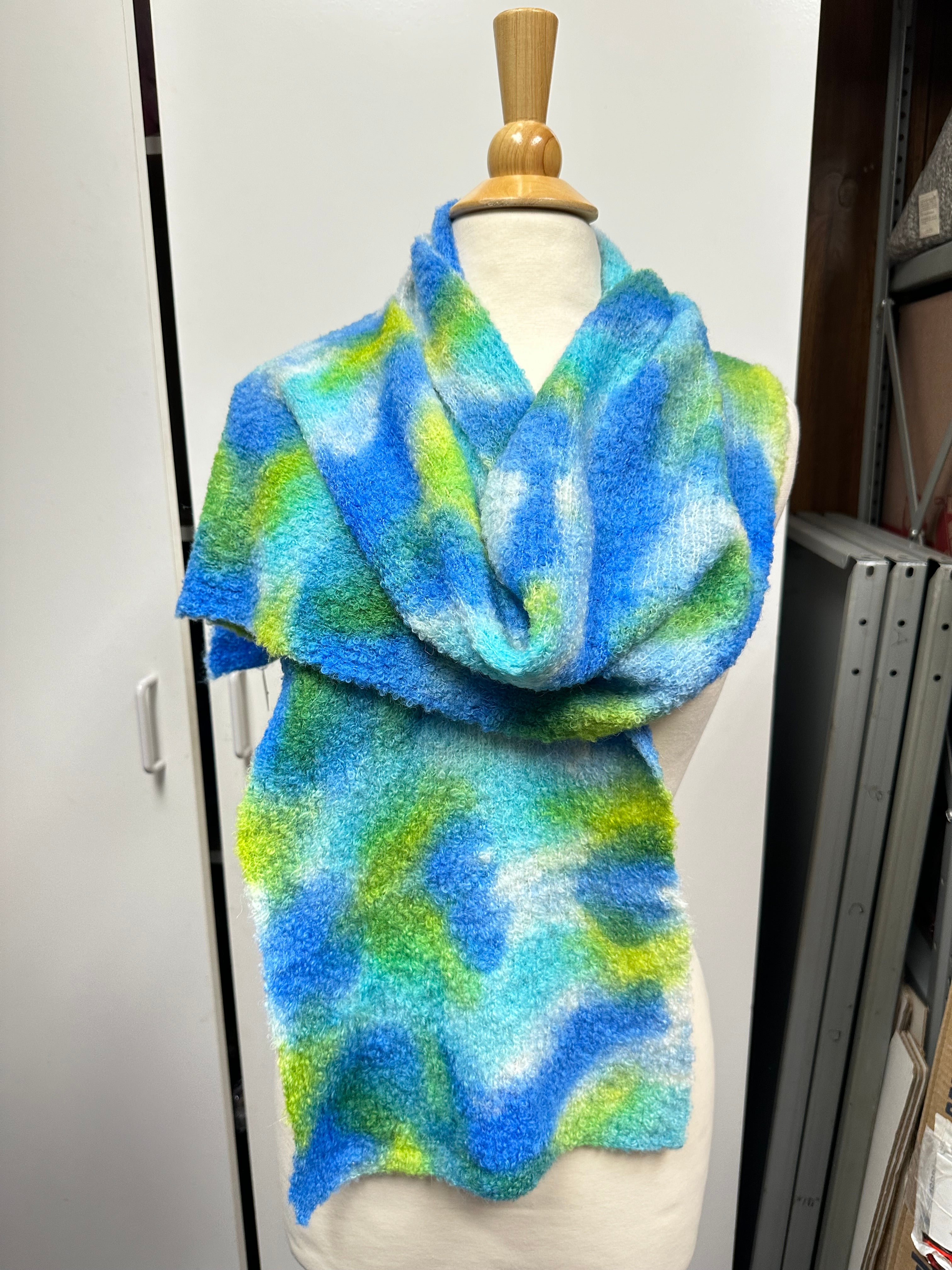 Long Hand Dyed Scarves