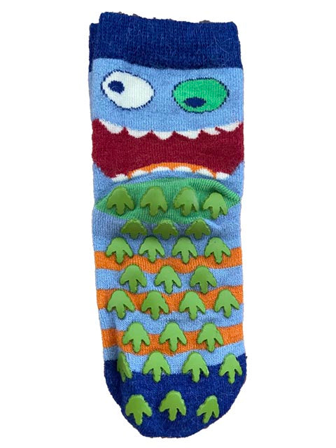 Monster no skid baby alpaca socks, 9-18 months