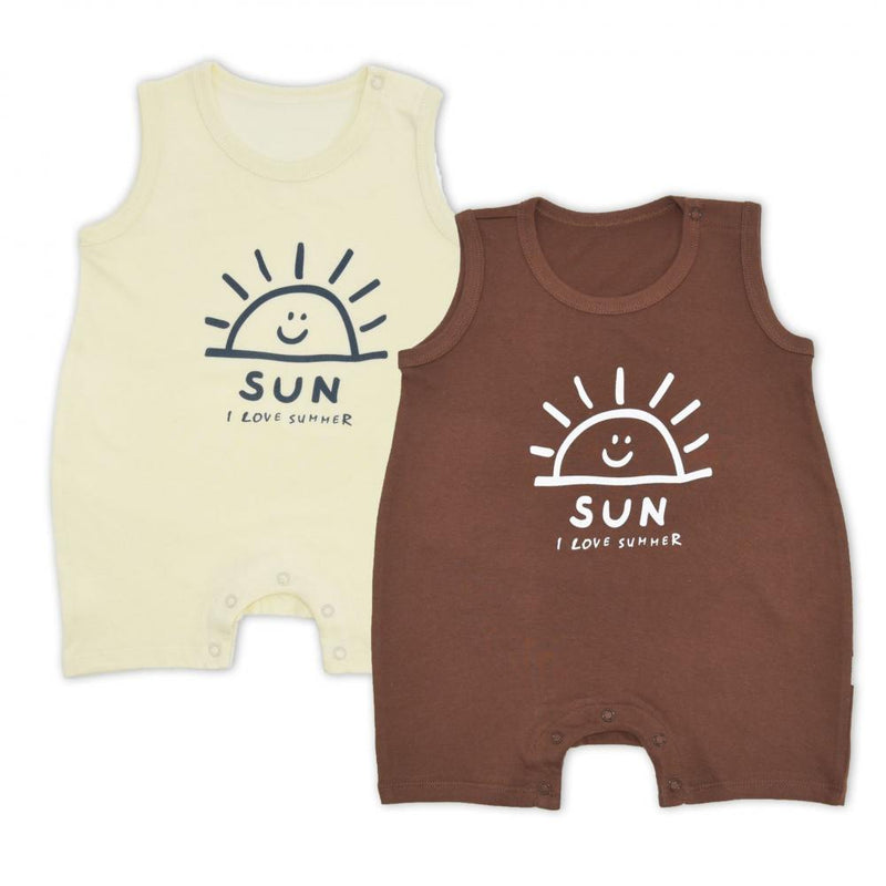 Breezy and Comfy: Baby Summer Romper with Short Sleeves