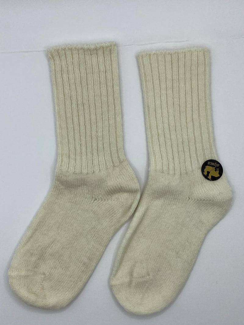 natural toddler sock GG'S Alpaca Farm