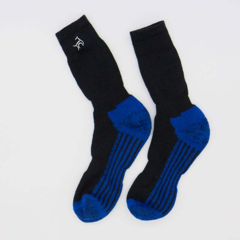 High Performance Crew Socks Blue treatment